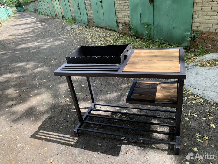 Мангал в стиле лофт