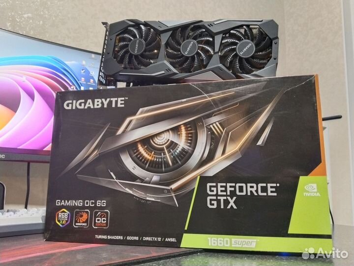 Видеокарта gigabyte gtx 1660 super Gaming Oc 6gb