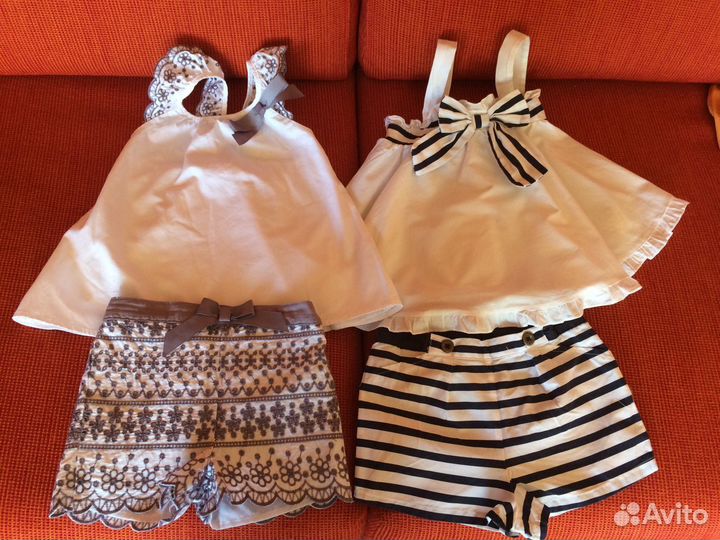 Летние костюмчики для девочки
