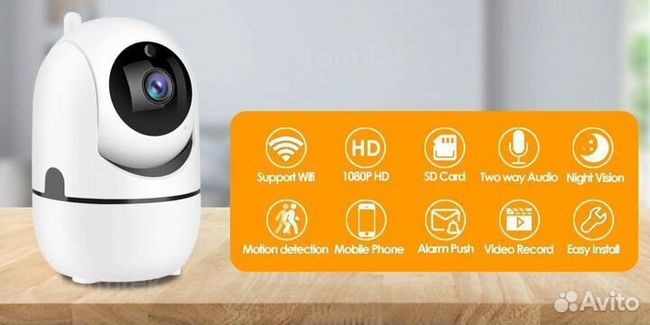 NEW Хит видеонаблюдение Внутренняя, видеоняня 2мп