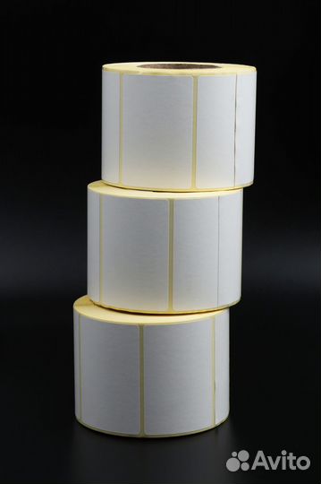 Термоэтикетки 58*40 оптом. 1 упак 48 рулонов