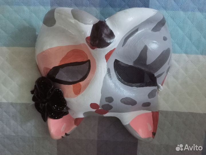 Маска для квадробики кошка