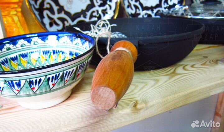 Чугунная сковорода литая 28см