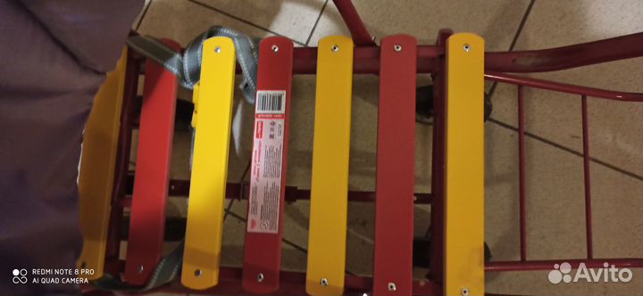 Санки с выдвижными колесами