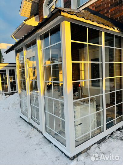 Остекление террасы и веранды беседки