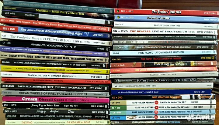 Музыкальные диски CD+DVD