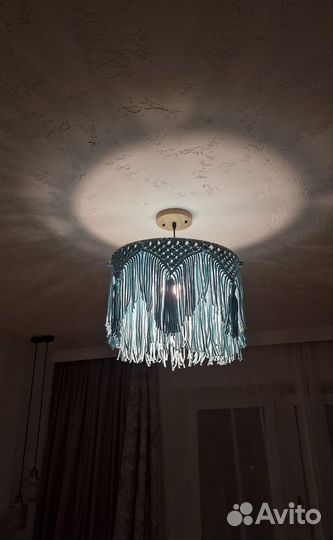 Абажур макраме 