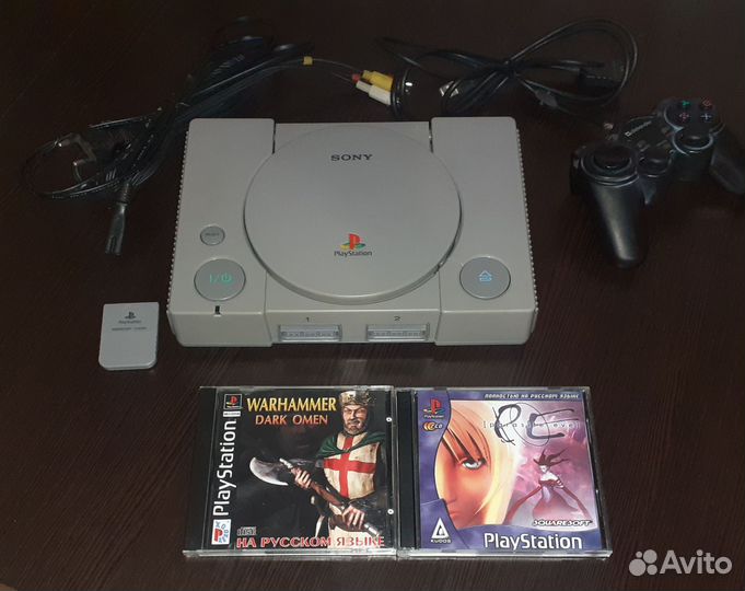 Sony playstation 1 Fat (scph 9002) установлен чип