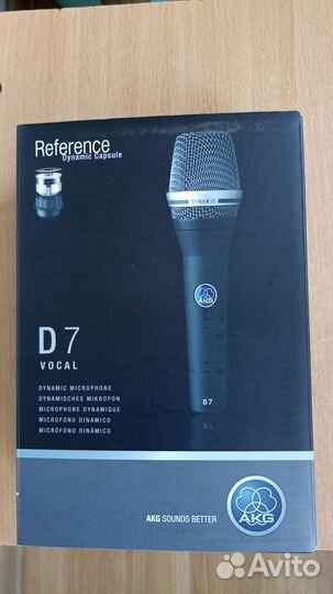 Вокальный суперкардиодный микрофон AKG D7