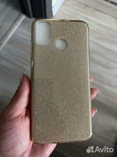 Чехол блестящий силиконовый honor 8X, 9X Lite