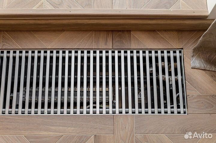 Решетки конвектора кзто Бриз алюминиевая с полимер