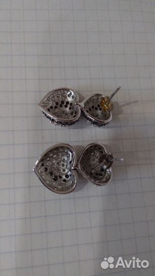 Серьги серебро