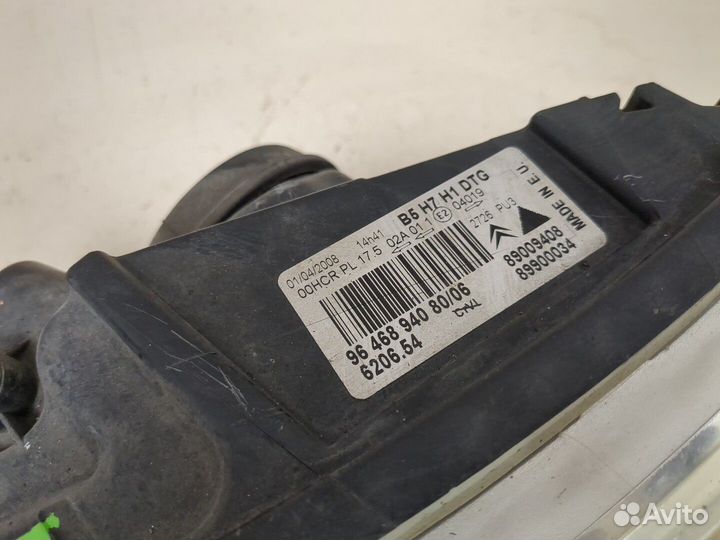 Фара (передняя) Citroen C4, 2008