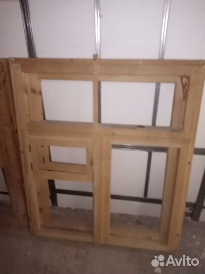 Оконный блок деревянный