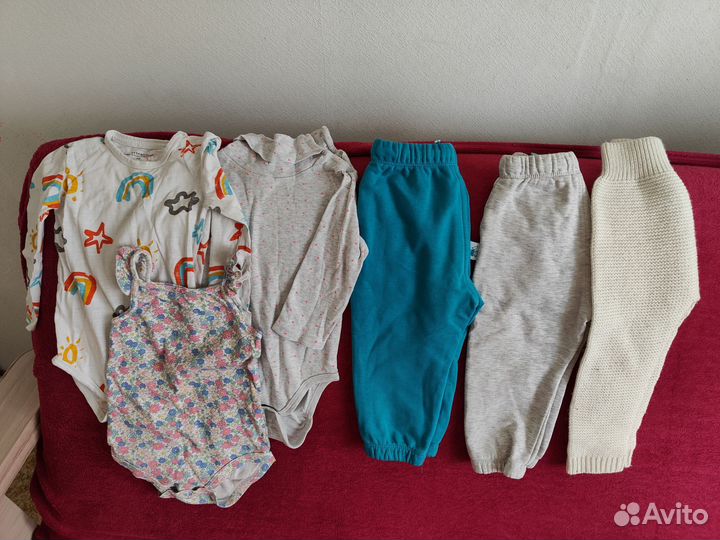 Пакет одежды для девочки 80-86 см