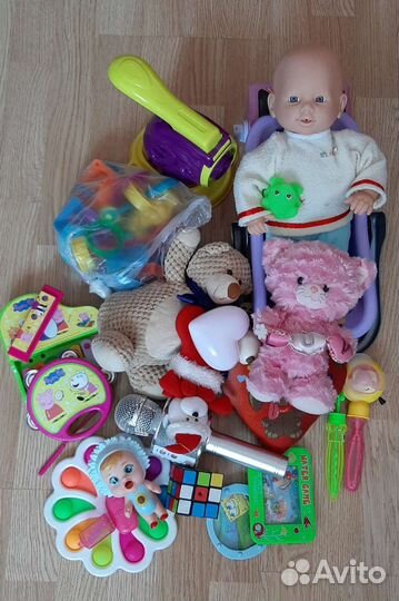 Игрушки пакетом для девочки