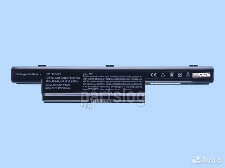 Аккумулятор для Asus A32-K93 10.8V 5200mAh 56Wh