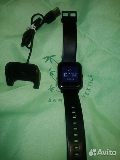 Смарт-часы xiaomi Amazfit Bip (A1608) черные