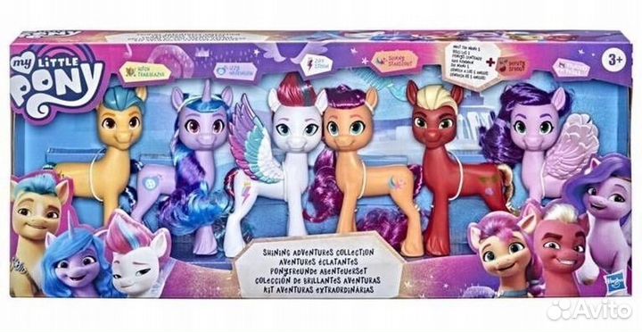 My Little Pony 6 героев в одном наборе