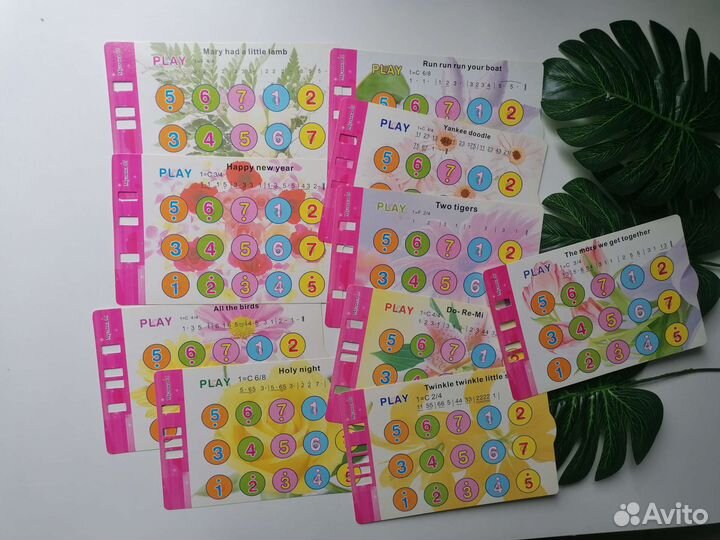 Карточки для детского обучающего игрового ноутбука