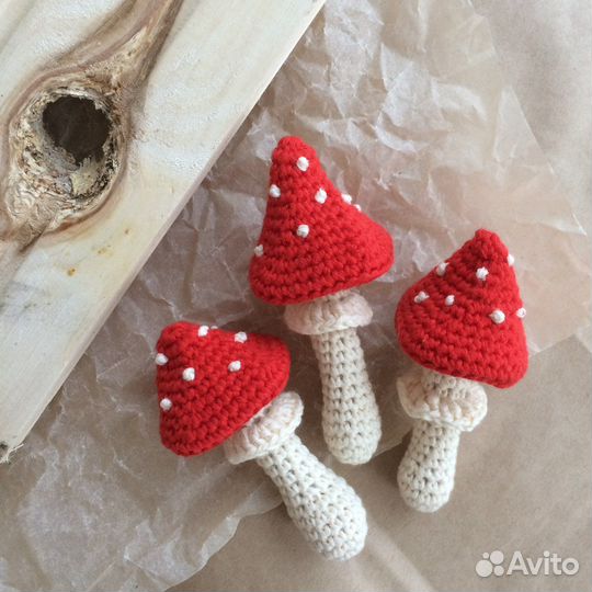 Елочные игрушки набор из 3 штук ручная работа