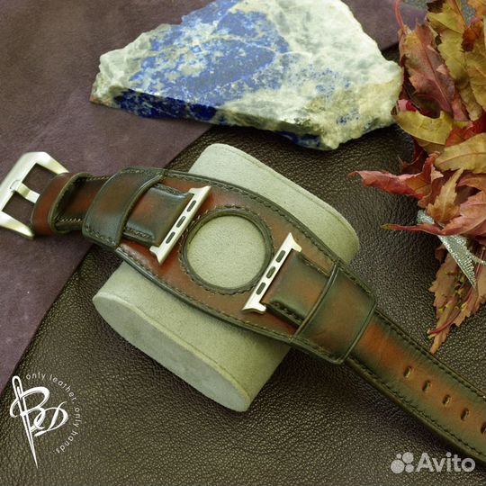 Ремешок ручной работы для часов Apple Watch. Кожа