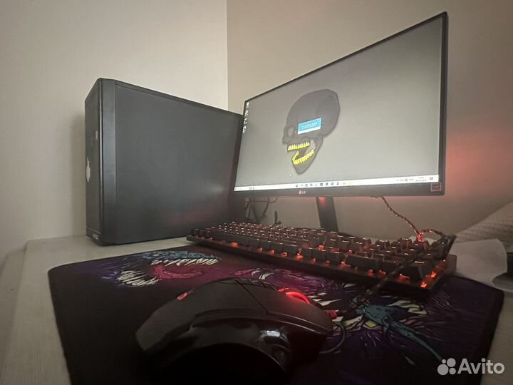 Игровой GTX 1650 4GB монитор LG 75 hz