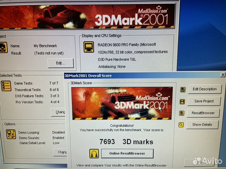 Комплект Asus tusl2-c/Cel-1300Mhz/512Mb/9600Pro