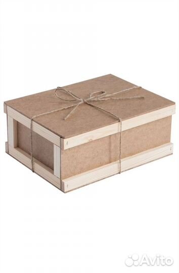 Коробка подарочная деревянная