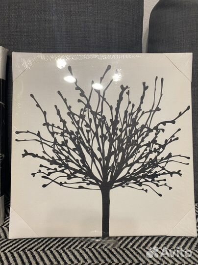 Новая трилогия черно-белых картин Дерево
