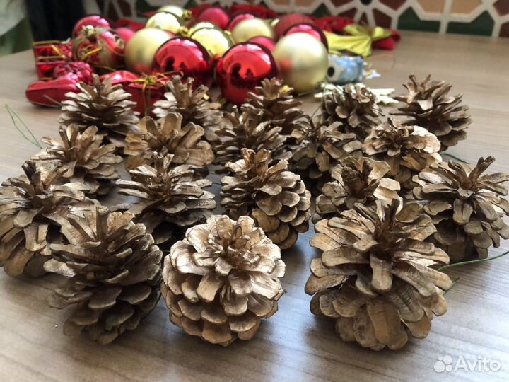 Шишки IKEA елочные сувенир декор