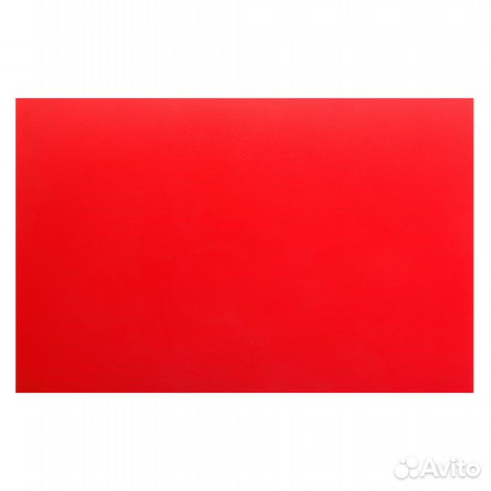 Доска разделочная 500х350х18 мм красный полипропил