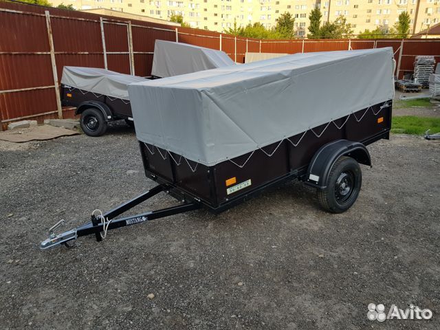 Прицеп 2500х1300 тент высокий