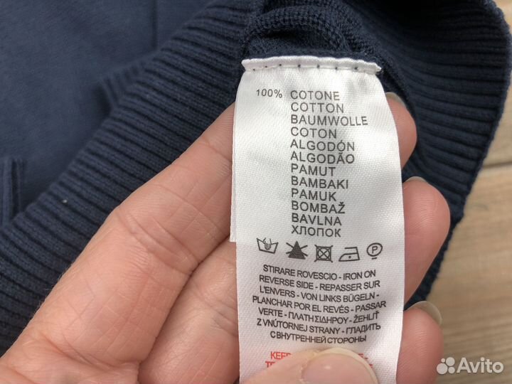 Тонкий джемпер хлопок для мальчика 164 Италия