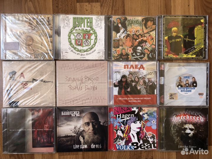 CD диски с панк, ска панк, хардкор музыкой