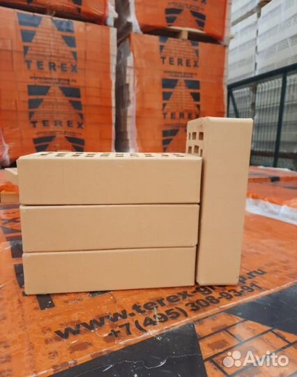 Кирпич облицовочный Солома Terex