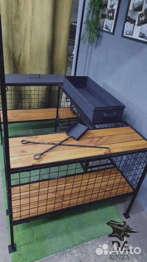 Мангал с крышей от производителя