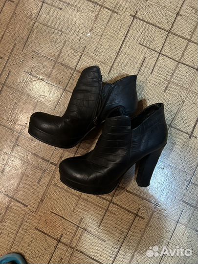Ботильоны натуральная кожа 37