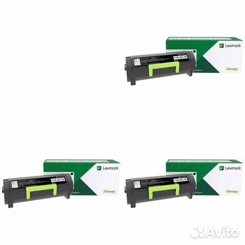 Картридж Lexmark 51B5X00-3PK 1409101