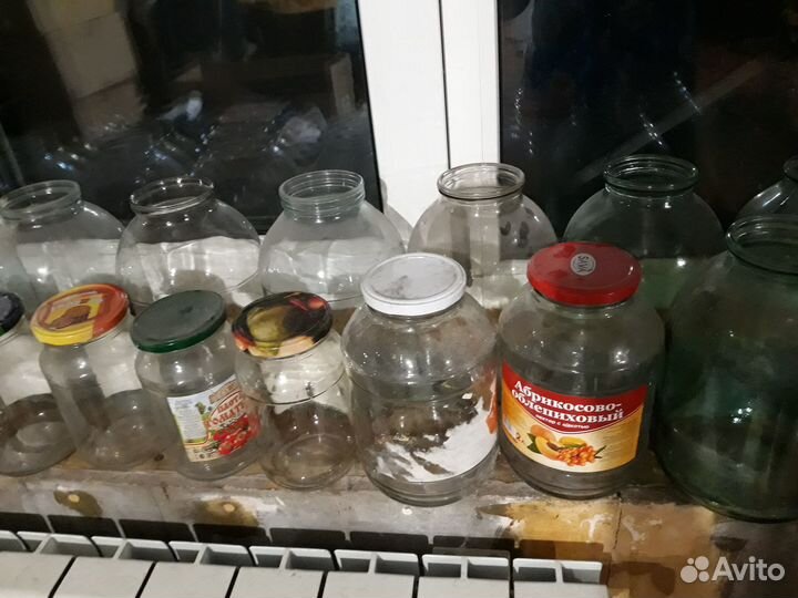 Банка с крышкой 2 л, 1л, 0,5 л