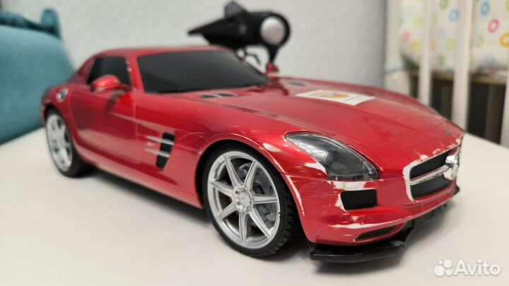 Машинка на пульте управления Mercedes SLS AMG