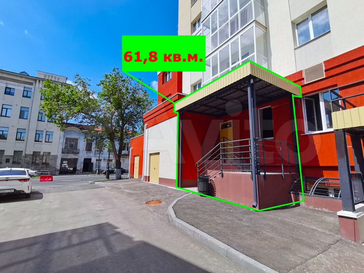 Свободного назначения, 61.8 м²