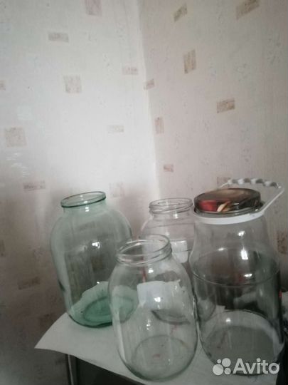 Банки стеклянные разные