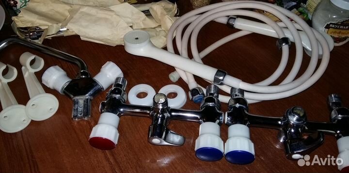 Советские/новые/полный комплект/краны/смесители
