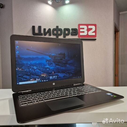 Игровой HP Core i5-8300H/GTX 1060/SSD 128GB,HDD1TB