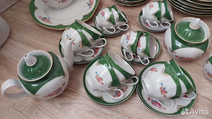 Сервиз Дулево, чайный кофейный столовый