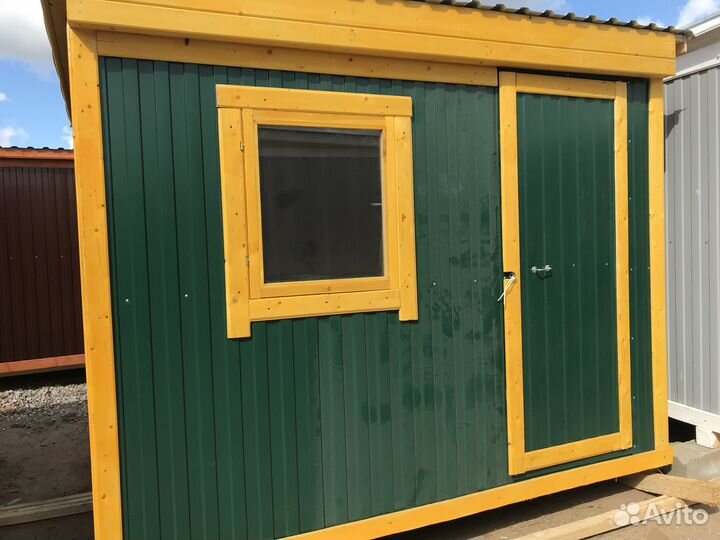 Бытовка новая 3х2,3м теплая с пвх окном