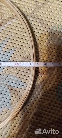 Пяльца для вышивания 22см деревянные