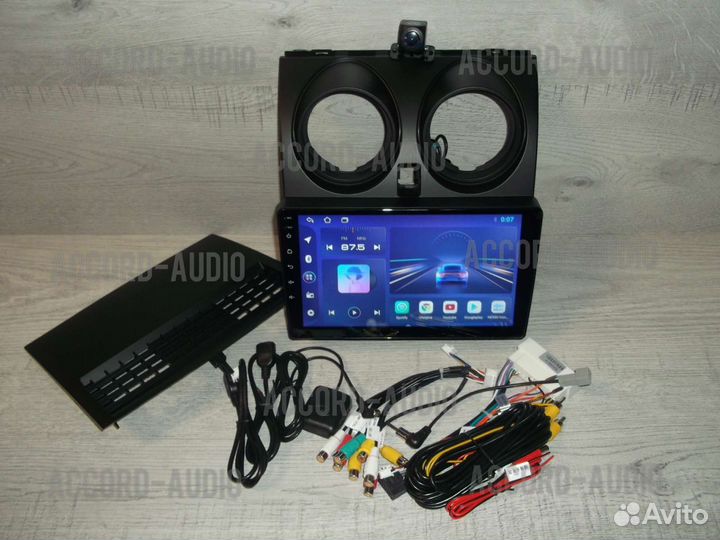 Магнитола 2DIN Nissan Qashqai j10 Android +камера