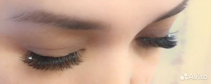 Наращивание ресниц, вельвет ресниц